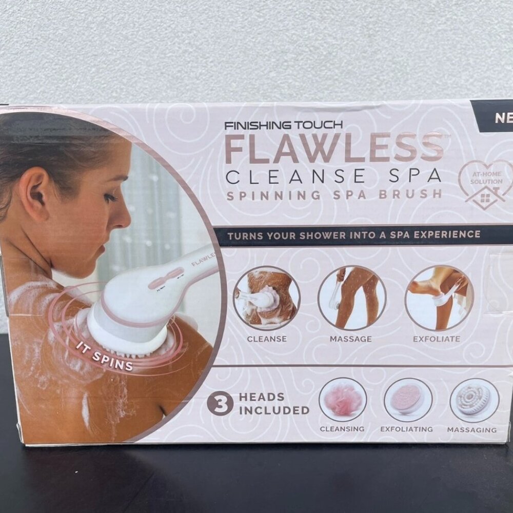 flawless cleanse spa , spinning spa brush